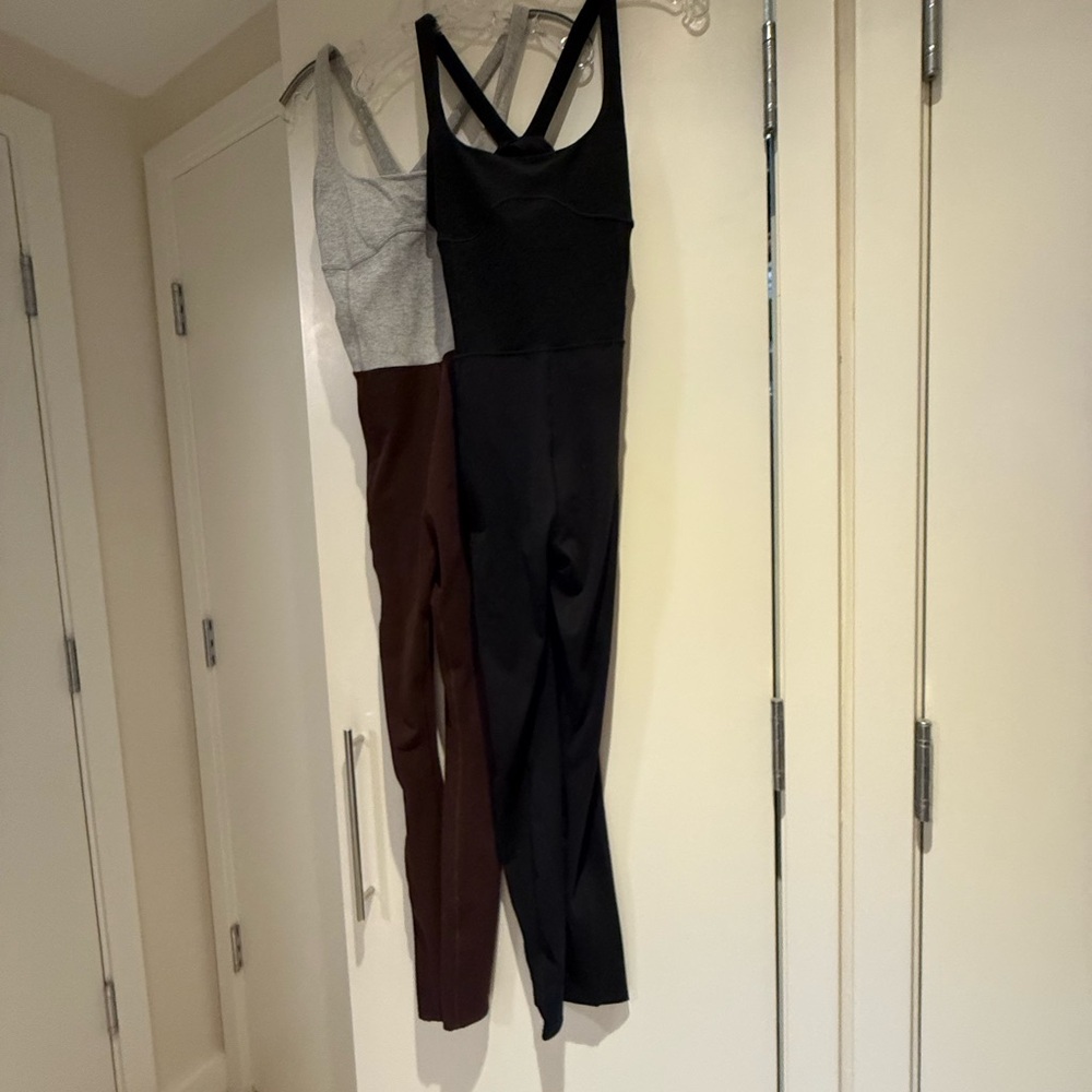 Vuori Black and Brown corset Jumpsuit